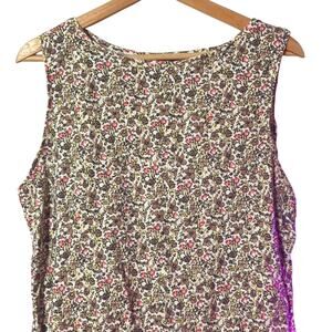 Karen Scott Sleeveless Floral Top – NWT, Size Large! 0058